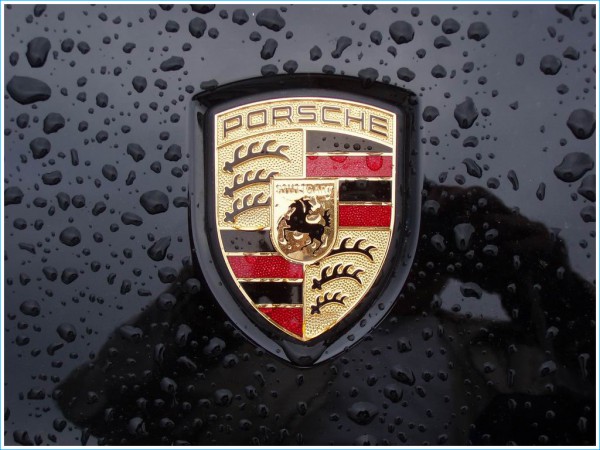 La couleur du Porsche Logo